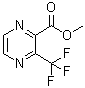 3-三氟甲基-2-吡嗪羧酸甲酯分子结构 (CAS 870787-05-6)