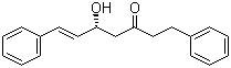 structure of CAS# 87095-74-7, [R-(E)]-5-羟基-1,7-二苯基-6-庚烯-3-酮