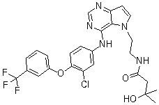 TAK 285分子结构 (CAS 871026-44-7)