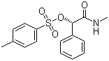 (S)-2-(甲基氨基)-2-氧代-1-苯基乙基 4-甲基苯磺酸酯分子结构 (CAS 871224-68-9)