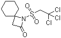 CAS 登录号：87143-20-2, 1-[(2,2,2-三氯乙基)磺酰基]-1-氮杂螺[3.5]壬烷-2-酮