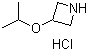 3-异丙氧基氮杂环丁烷盐酸盐分子结构 (CAS 871657-49-7)