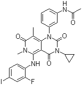structure of CAS# 871700-17-3, GSK-1120212