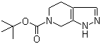 1,4,5,7-四氢-6H-吡唑并[3,4-c]吡啶-6-羧酸叔丁酯分子结构 (CAS 871726-73-7)