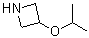 3-(异丙氧基)吖丁啶分子结构 (CAS 871791-79-6)