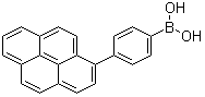 4-(1-芘基)苯硼酸分子结构 (CAS 872050-52-7)