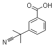 CAS # 872091-00-4, 3-(2-Cyanopropan-2-yl)benzoic acid, 3-(1-Cyano-1-methylethyl)benzoic acid,