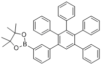 4,4,5,5-Tetramethyl-2-(3',4',5'-triphenyl[1,1':2',1''-terphenyl]-3-yl)-1,3,2-dioxaborolane molecular structure (CAS 872118-08-6)