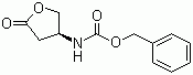 (S)-5-氧代四氢呋喃-3-氨基甲酸苄酯分子结构 (CAS 87219-29-2)