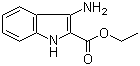 structure of CAS# 87223-77-6, Ethyl 3-amino-2-indolecarboxylate