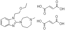 structure of CAS# 87233-62-3, Emedastine difumarate