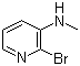 structure of CAS# 872492-60-9, 2-Bromo-N-methyl-3-pyridinamine