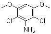 2,6-Dichloro-3,5-dimethoxybenzenamine molecular structure (CAS 872509-56-3)