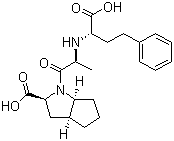 CAS 登录号：87269-97-4, 雷米普利, (2S,3aS,6aS)-1-((S)-N-((S)-1-羧基-3-苯基丙基)丙氨酰)四氢环戊并[b]吡咯-2-羧酸