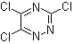 3,5,6-三氯-1,2,4-三嗪分子结构 (CAS 873-41-6)
