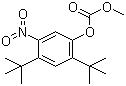 structure of CAS# 873055-55-1, 2,4-Di-tert-butyl-5-nitrophenyl methyl carbonate