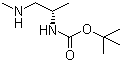 [(1S)-1-甲基-2-(甲基氨基)乙基]氨基甲酸叔丁酯分子结构 (CAS 873221-70-6)