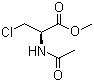 N-乙酰基-3-氯-L-丙氨酸甲酯分子结构 (CAS 87333-22-0)