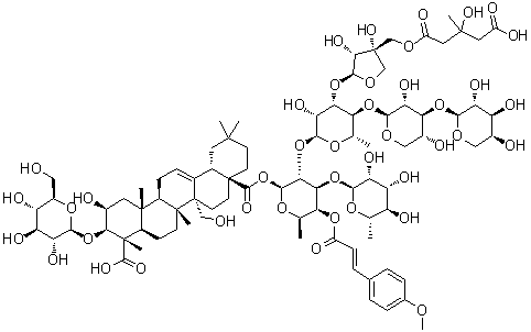 CAS 登录号：873334-98-6, (E)-远志皂苷 J