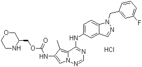 BMS-599626分子结构 (CAS 873837-23-1)