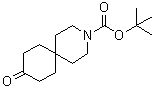 structure of CAS# 873924-08-4, 9-Oxo-3-azaspiro[5.5]undecane-3-carboxylic acid tert-butyl ester