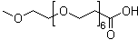 4,7,10,13,16,19,22-七氧杂二十三烷酸分子结构 (CAS 874208-91-0)