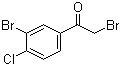 CAS 登录号：87427-58-5, 2-溴-1-(3-溴-4-氯苯基)乙酮