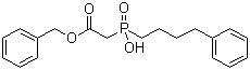 [羟基(4-苯丁基)氧膦基]乙酸苄酯分子结构 (CAS 87460-09-1)