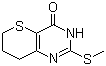 CAS # 87466-55-5, 7,8-Dihydro-2-(methylthio)-3H-thiopyrano[3,2-d]pyrimidin-4(6H)-one