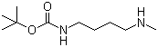 4-(甲基氨基)丁基氨基甲酸叔丁酯分子结构 (CAS 874831-66-0)