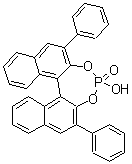 (11bS)-4-羟基-2,6-二苯基-二萘并[2,1-d:1',2'-f][1,3,2]二氧杂磷杂卓 4-氧化物分子结构 (CAS 874948-59-1)