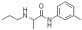 N-(3-甲基苯基)-2-(丙基氨基)丙酰胺分子结构 (CAS 875252-65-6)