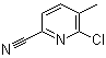structure of CAS# 875293-89-3, 2-氯-6-氰基-3-甲基吡啶