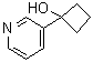 structure of CAS# 87549-96-0, 1-(3-吡啶基)环丁醇