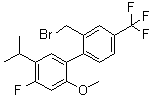 CAS # 875548-98-4, 2'-(Bromomethyl)-4-fluoro-5-isopropyl-2-methoxy-4'-(trifluoromethyl)biphenyl
