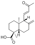 等效-14,15-二去甲-13-氧代赖百当-8(17),11-二烯-18-酸分子结构 (CAS 875585-30-1)