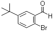 2-溴-5-(叔丁基)苯甲醛分子结构 (CAS 875664-28-1)