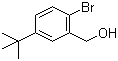 structure of CAS# 875664-30-5, 2-Bromo-5-(tert-butyl)benzyl alcohol