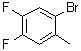 structure of CAS# 875664-38-3, 1-溴-4,5-二氟-2-甲基苯
