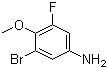 3-溴-5-氟-4-甲氧基苯胺分子结构 (CAS 875664-44-1)