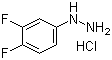 structure of CAS# 875664-54-3, 3,4-二氟苯肼盐酸盐