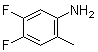 4,5-二氟-2-甲基苯胺分子结构 (CAS 875664-57-6)