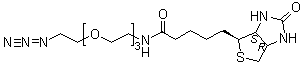structure of CAS# 875770-34-6, (3aS,4S,6aR)-N-[2-[2-[2-(2-叠氮乙氧基)乙氧基]乙氧基]乙基]六氢-2-氧代-1H-噻吩并[3,4-d]咪唑-4-戊酰胺