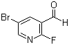 5-溴-2-氟吡啶-3-甲醛分子结构 (CAS 875781-15-0)