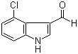 structure of CAS# 876-72-2, 4-氯吲哚-3-甲醛