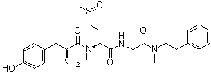 CAS # 87636-57-5, L-Tyrosyl-(2S)-2-amino-4-(methylsulfinyl)butanoyl-N-methyl-N-(2-phenylethyl)glycinamide, OE 30