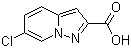 structure of CAS# 876379-75-8, 6-氯吡唑并[1,5-a]吡啶-2-甲酸