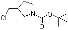CAS 登录号：876589-13-8, 3-氯甲基吡咯烷-1-羧酸叔丁酯