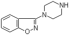 structure of CAS# 87691-89-2, 3-(1-Piperazino)-1,2-benzisoxazole