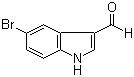 structure of CAS# 877-03-2, 5-Bromoindole-3-carboxaldehyde